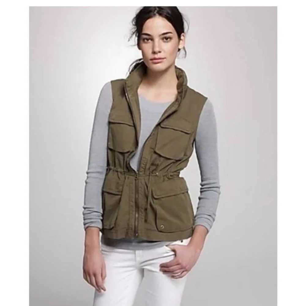 J. Crew Classic Twill Chino Utility Vest